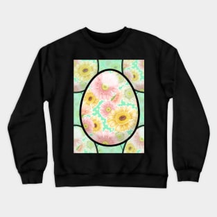 Green Spring Easter Eggs Crewneck Sweatshirt